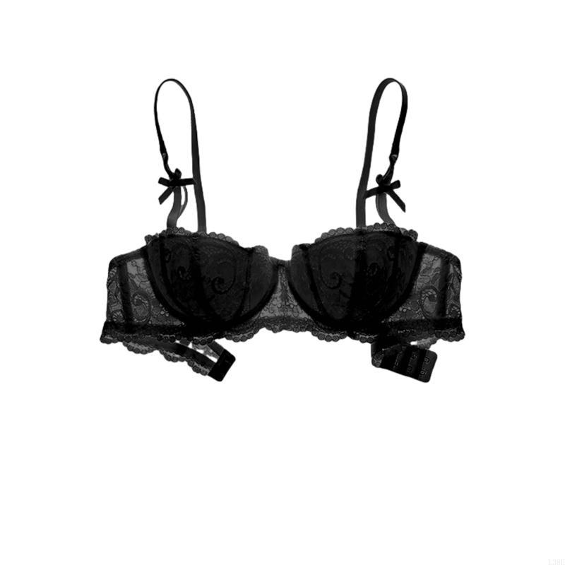 Underwire Bra Padded - L38E Women's Lace Shelf Bra with
