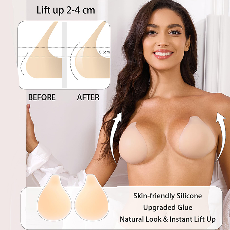 1/2 Pairs Women Sticky Bra Pus - Strapless Bra Adhesive recensie en prijs