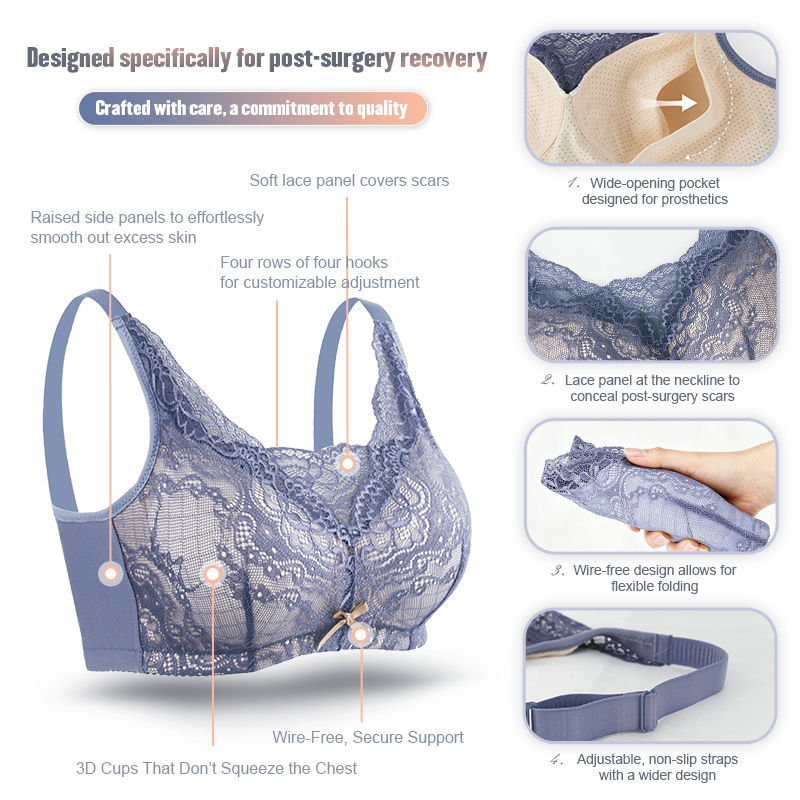 Post breast surgery bra, power - Mastectomy Bra Pocket recensie en prijs