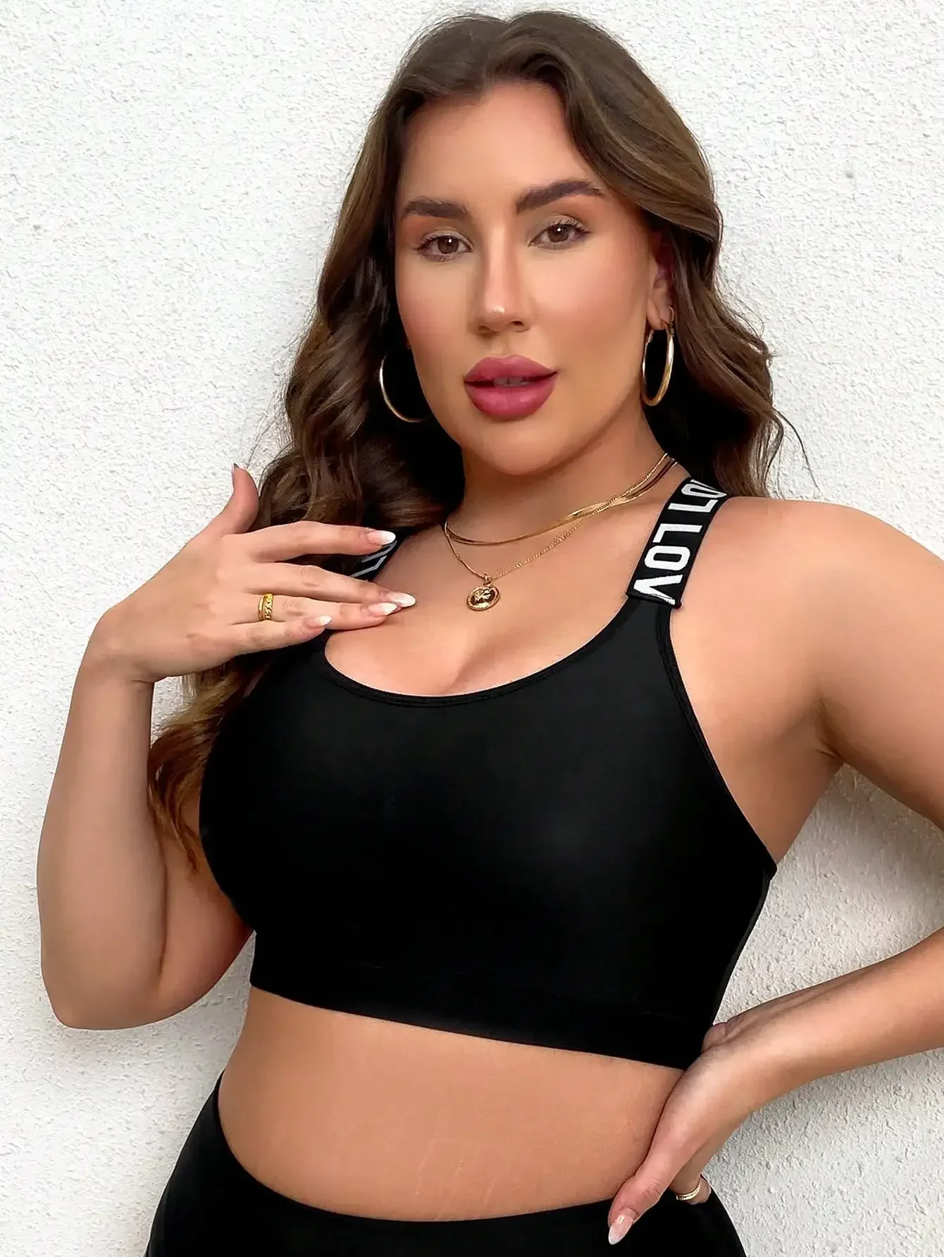 Plus Size Women Sports Bra, Bl - Sports Bra Racerback recensie en prijs