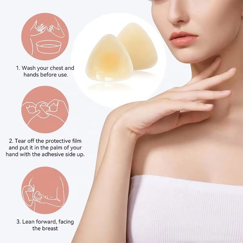 Silicone Triangular Nipple Cov - Backless Bra Sticky recensie en prijs