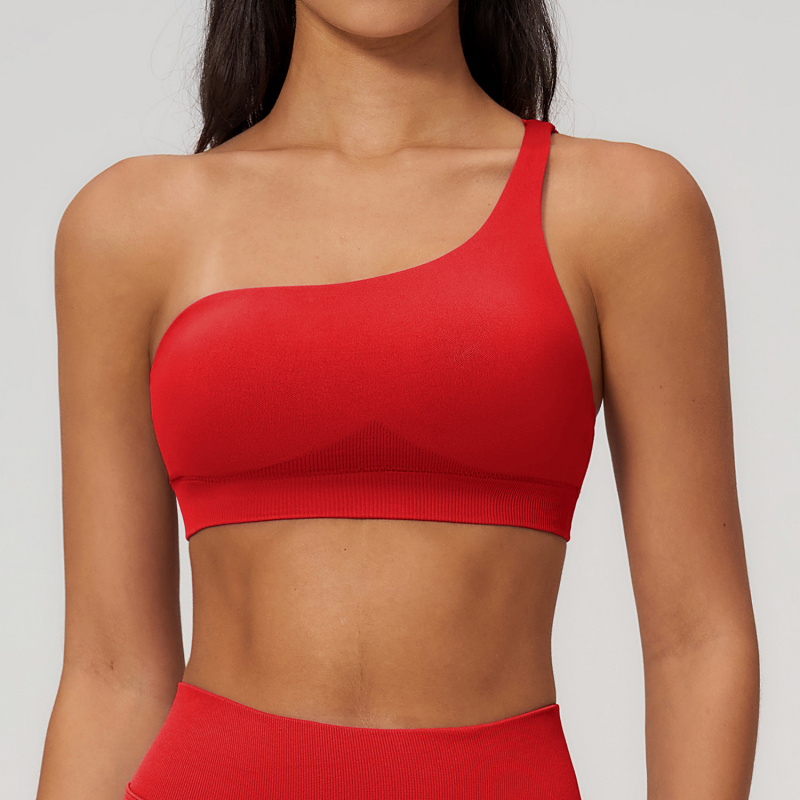 Spring Single-Shoulder Sporty  - Sports Bra Racerback recensie en prijs