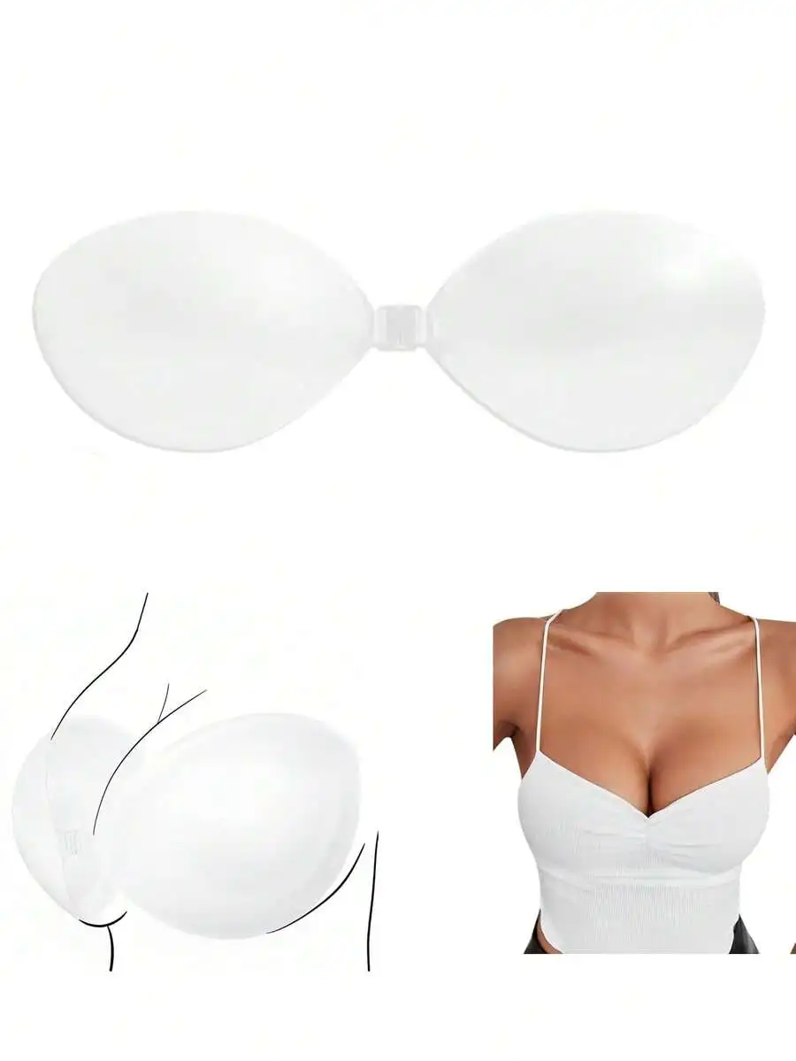 1 Pair Invisible Strapless Sil - Push Up Bra Silicone recensie en prijs