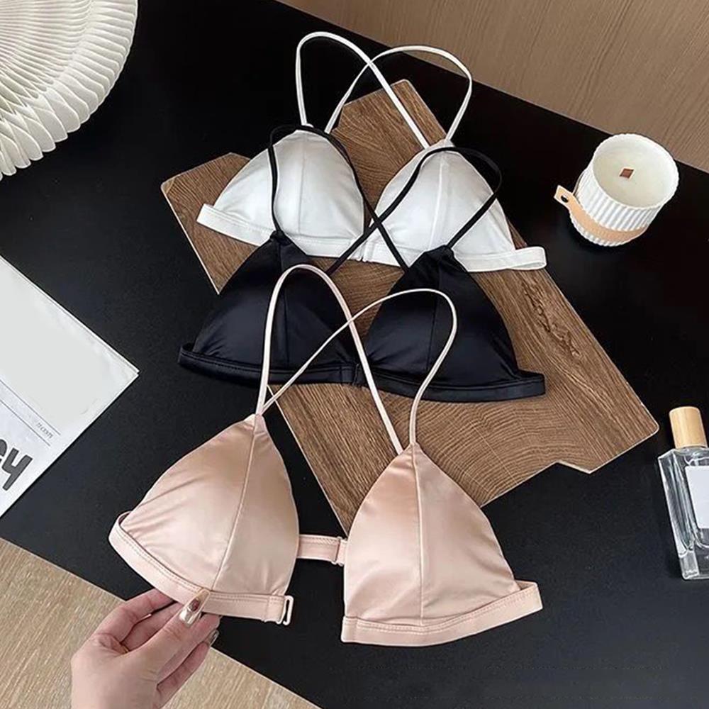 Sexy Satin Front Closure Bras  - Plunge Bra Push Up recensie en prijs