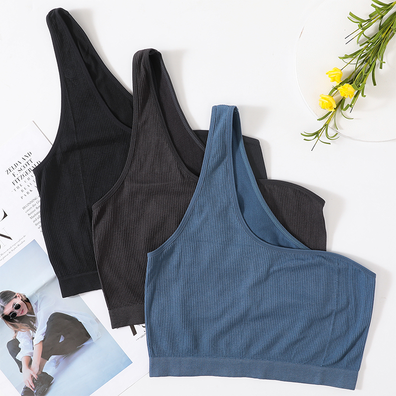 One Shoulder Tank Tops Women S - T Shirt Bra Seamless recensie en prijs
