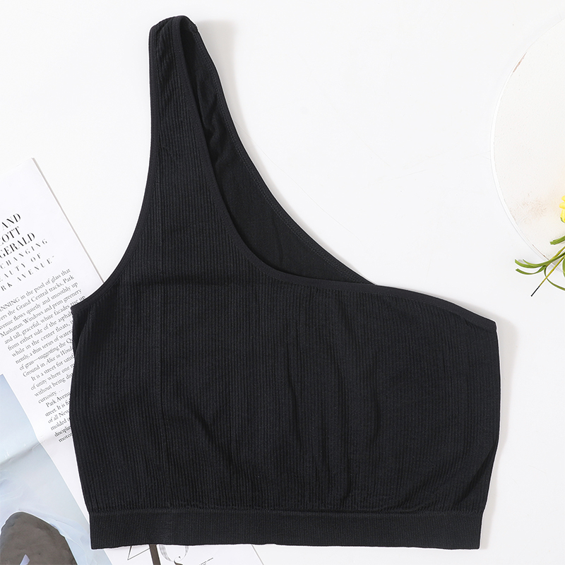One Shoulder Tank Tops Women S - T Shirt Bra Seamless recensie en prijs