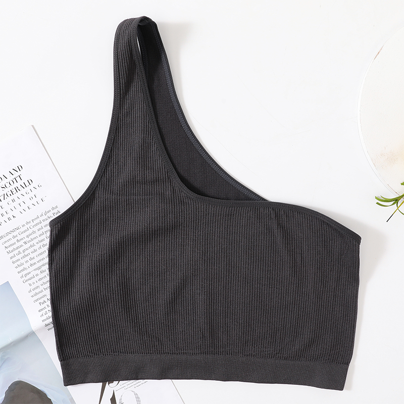 One Shoulder Tank Tops Women S - T Shirt Bra Seamless recensie en prijs