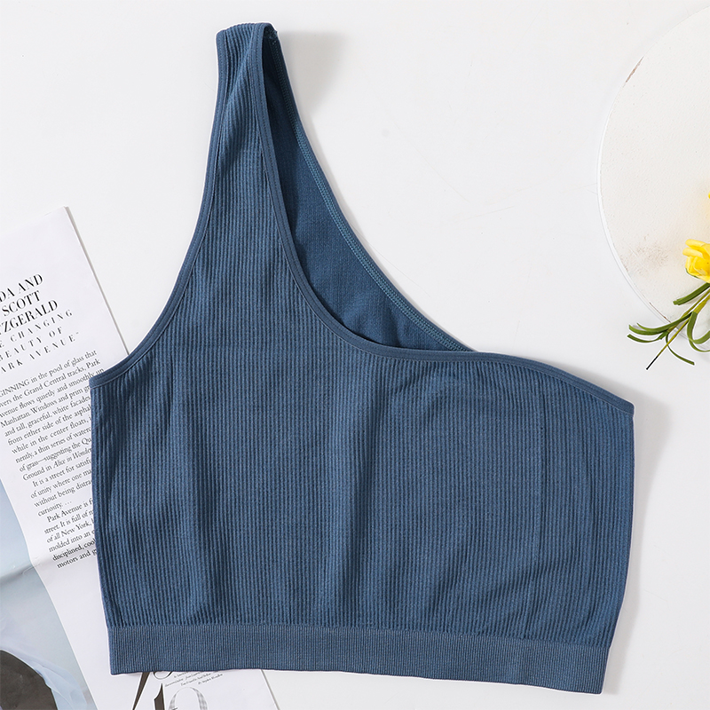 One Shoulder Tank Tops Women S - T Shirt Bra Seamless recensie en prijs