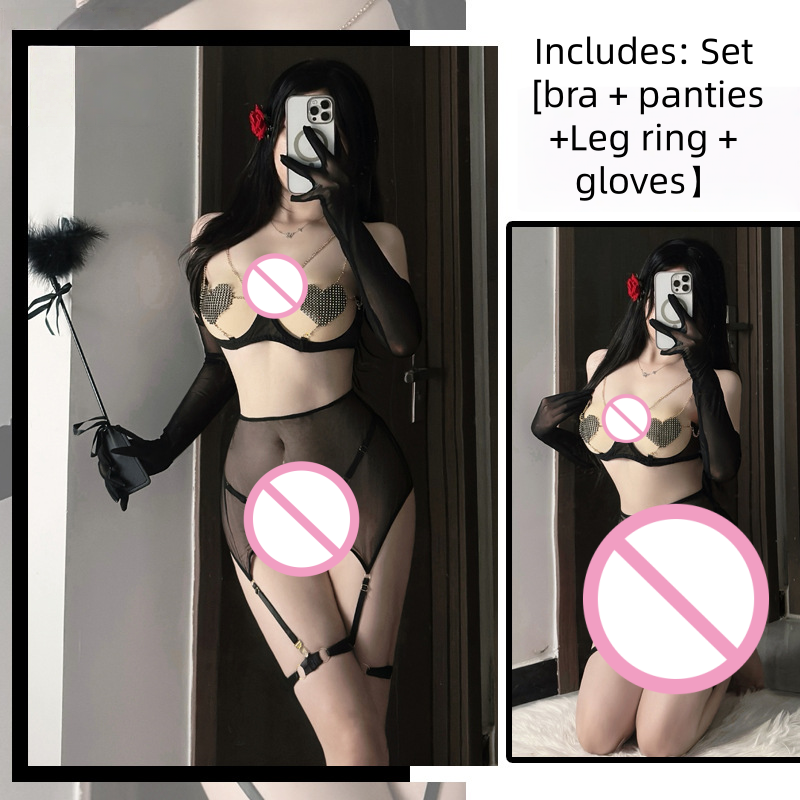 European and American Sexy Thr - Lace Bralette Set recensie en prijs