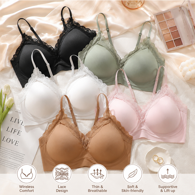 Wire Free Seamless Bralette fo - Sleep Bra Bralette recensie en prijs