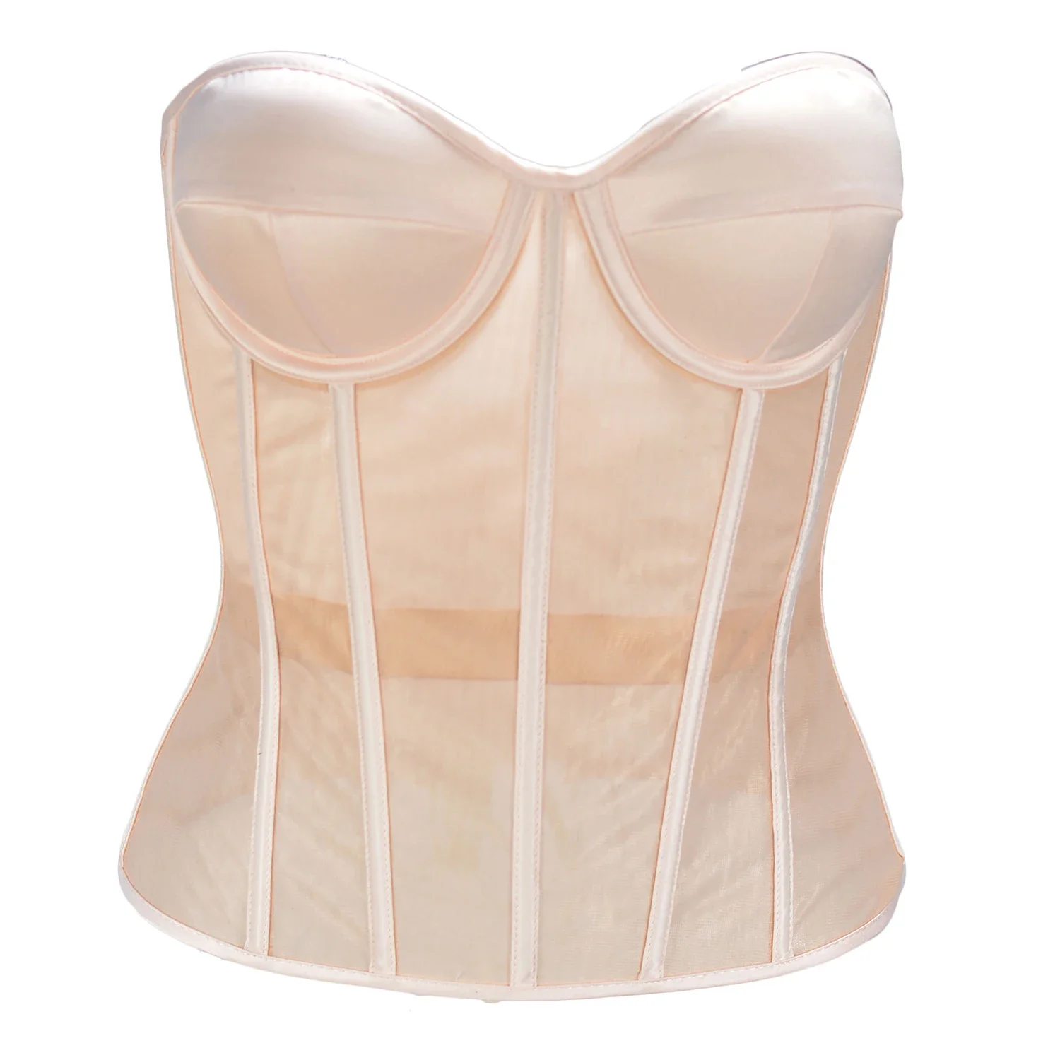 Abdominal Corset Double Layer  - Sheer Mesh Bra recensie en prijs