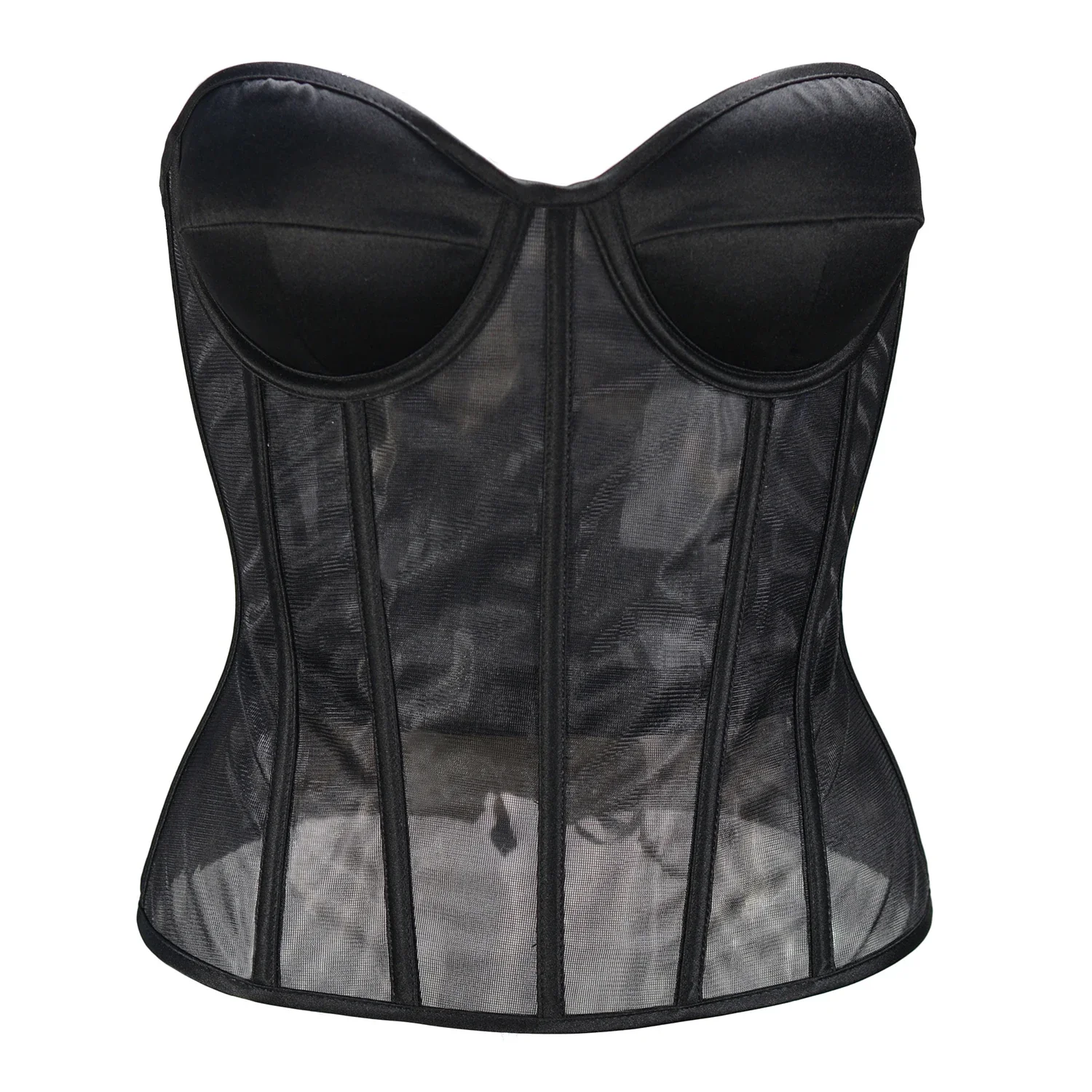 Abdominal Corset Double Layer  - Sheer Mesh Bra recensie en prijs
