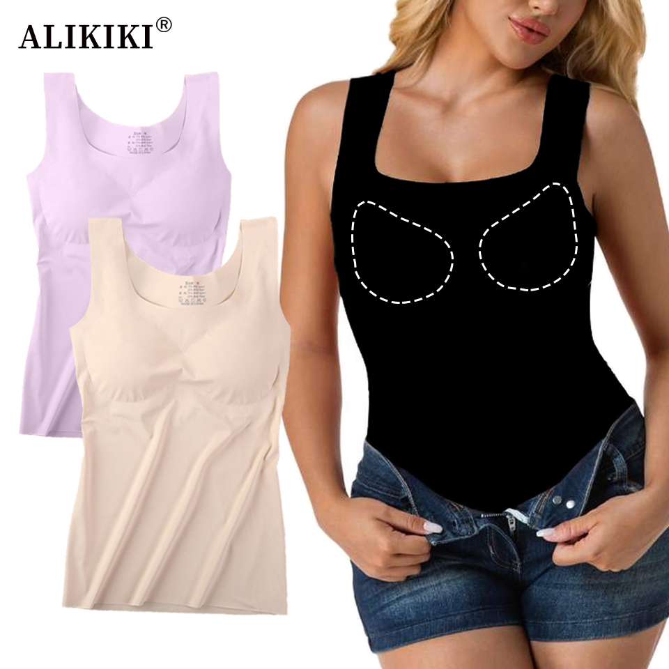 Ice Silk Wireless Push Up Tank - T Shirt Bra Seamless recensie en prijs