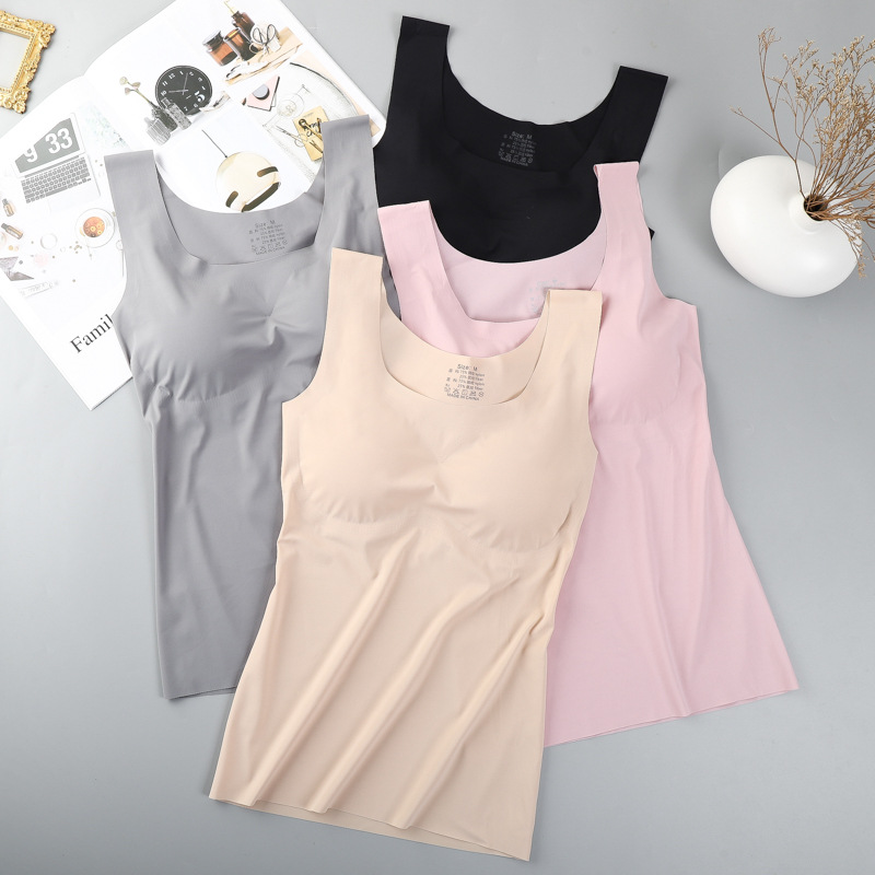 Ice Silk Wireless Push Up Tank - T Shirt Bra Seamless recensie en prijs