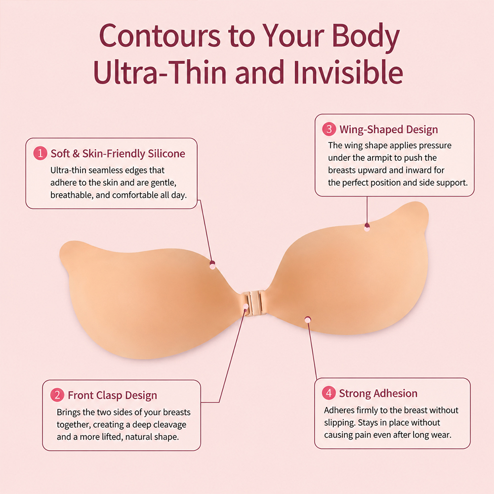 Adhesive Bras Push Up Straples - Backless Bra Sticky recensie en prijs