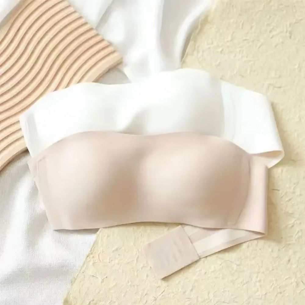 Solid Color Strapless Wrapped  - Plunge Bra Push Up recensie en prijs
