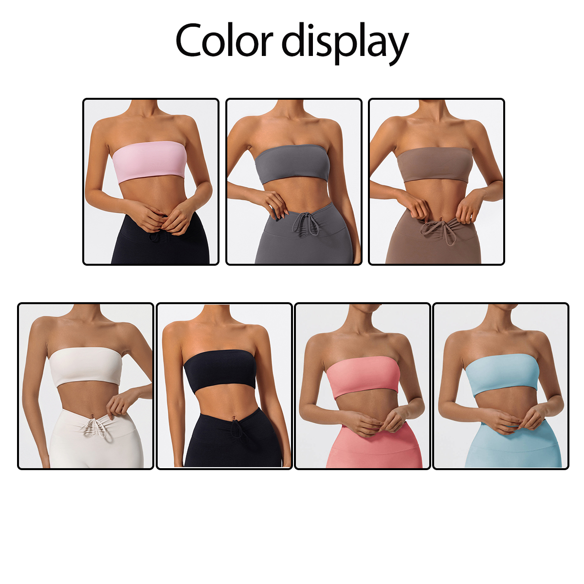 Strapless Sports Bra Gym Crop  - Sports Bra Racerback recensie en prijs