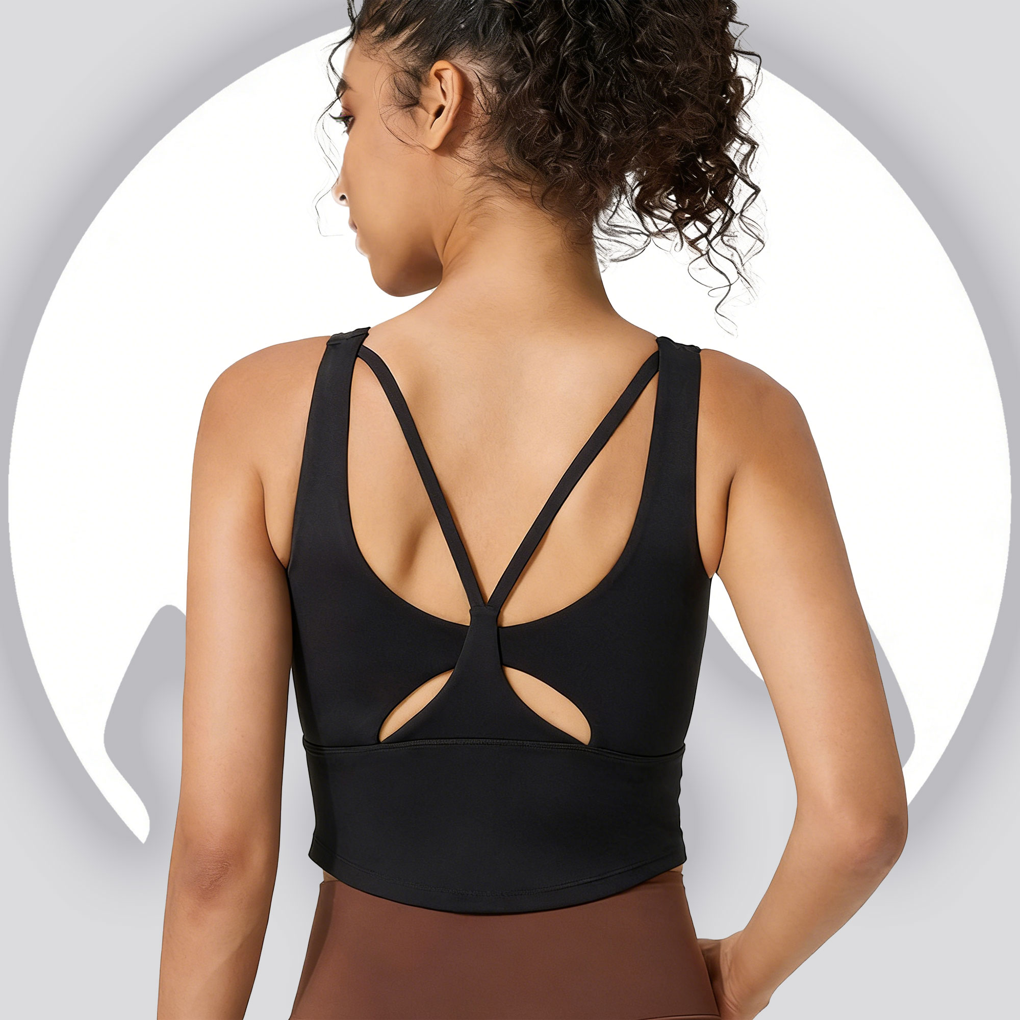 Women's Fixed Cup Yoga Sports  - Sports Bra Racerback recensie en prijs