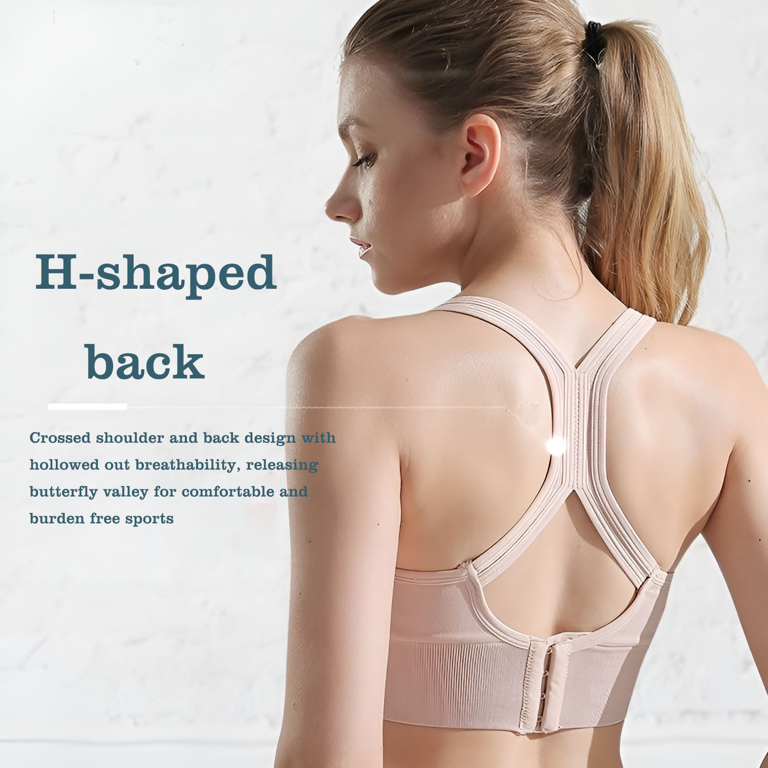 Women's Cross Back Sports Bra  - Full Coverage Bra recensie en prijs