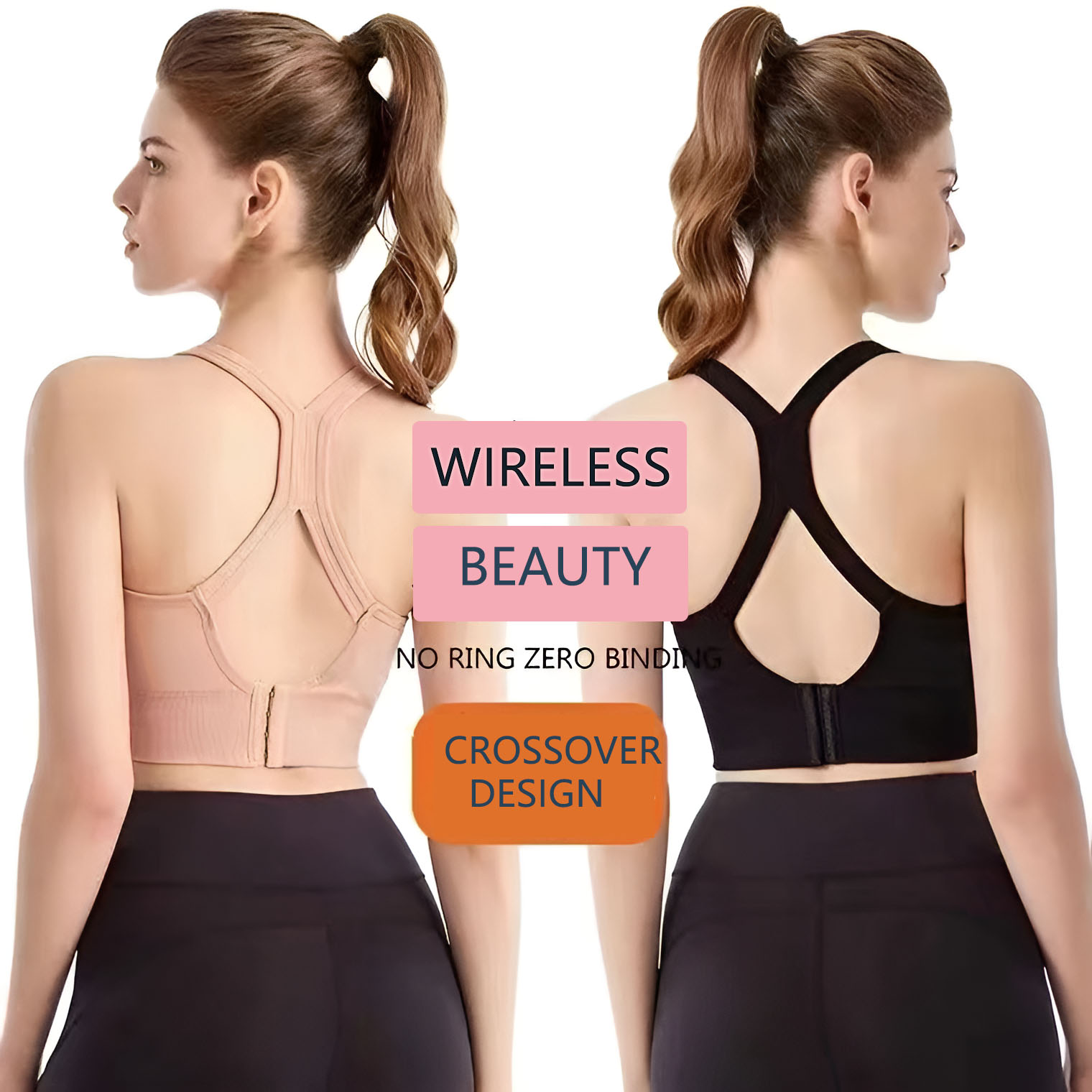 Women's Cross Back Sports Bra  - Full Coverage Bra recensie en prijs