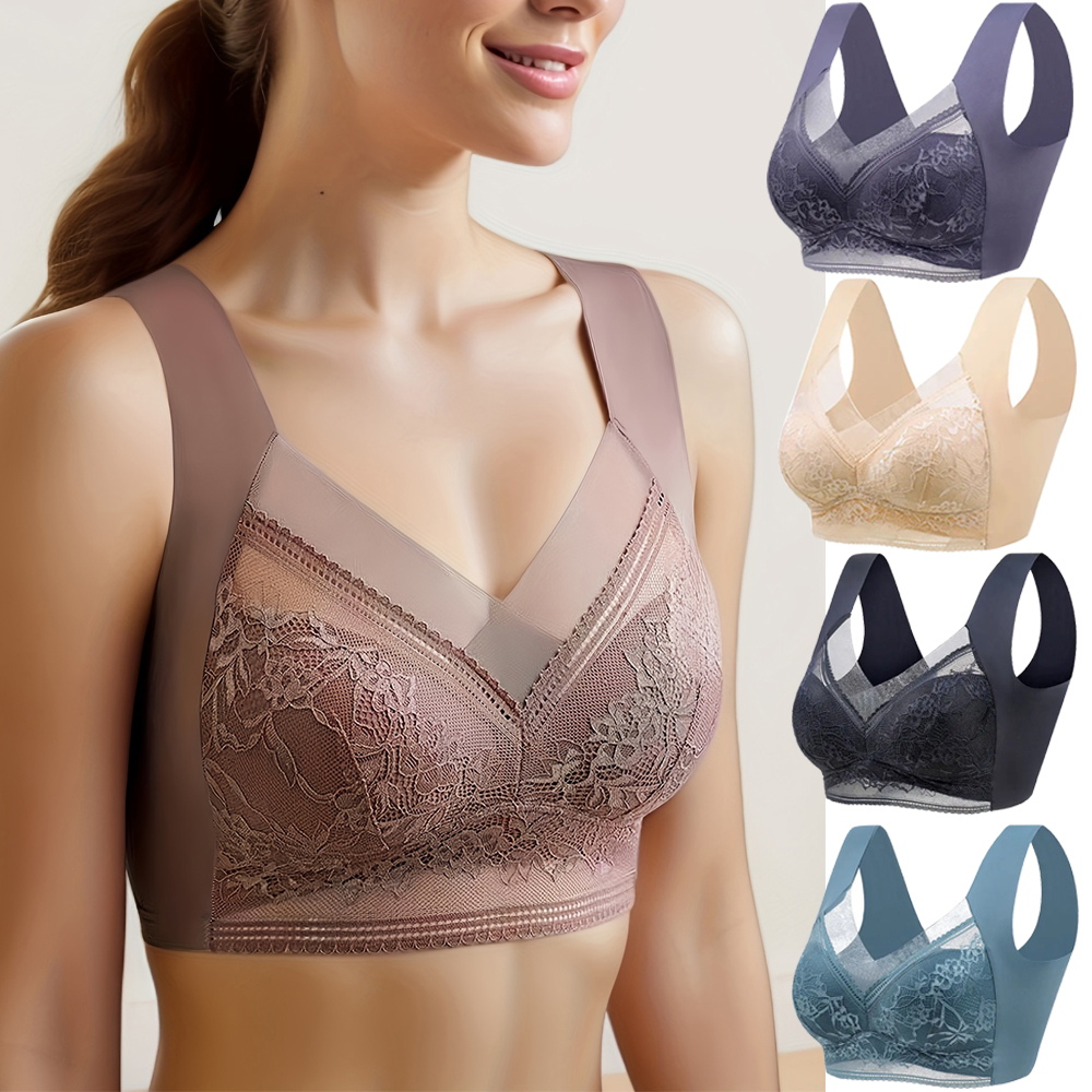 L-6L Women Large Bra Push Up I - Sheer Bra Lace recensie en prijs