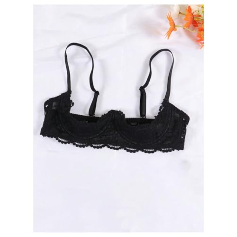 OYOANGLE Women's 1/4 Cup Lace  - Demi Bra Balconette recensie en prijs