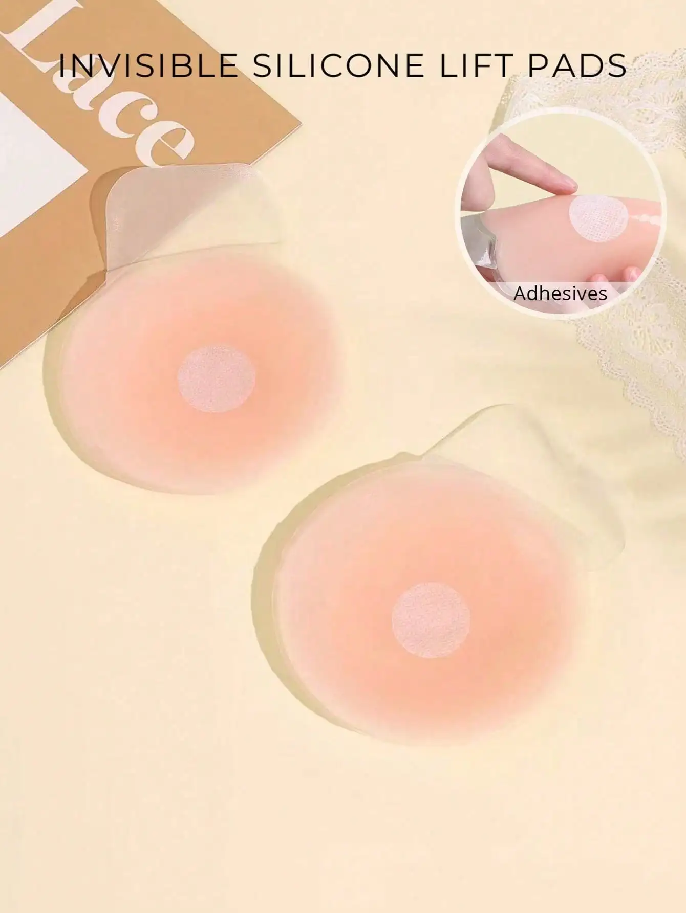1 Pair Women's Silicone Breast - Strapless Bra Adhesive recensie en prijs
