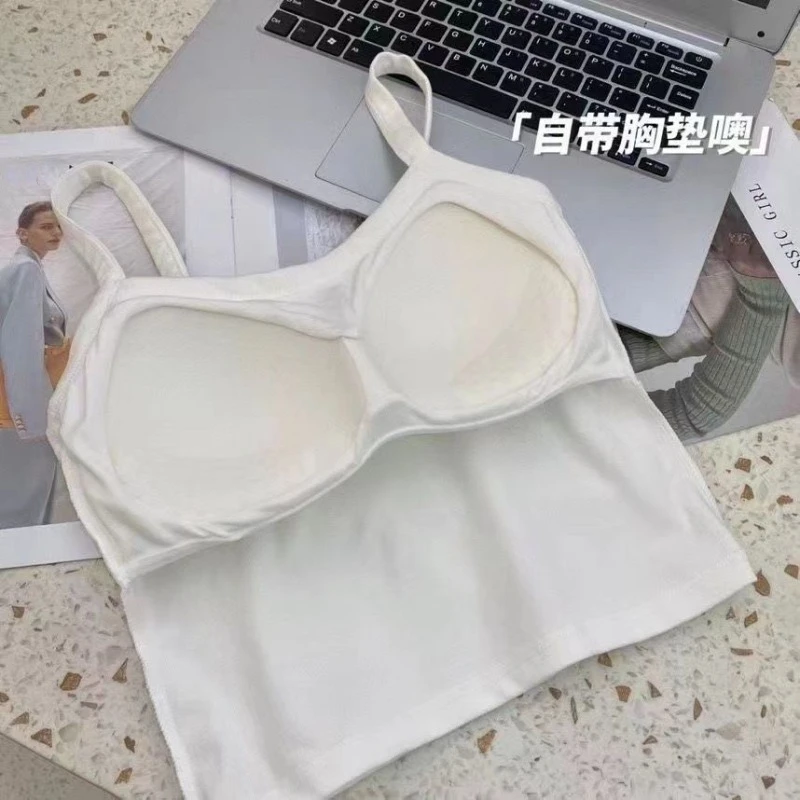 Crop Top Women Sexy Sleeveless - T Shirt Bra Seamless recensie en prijs