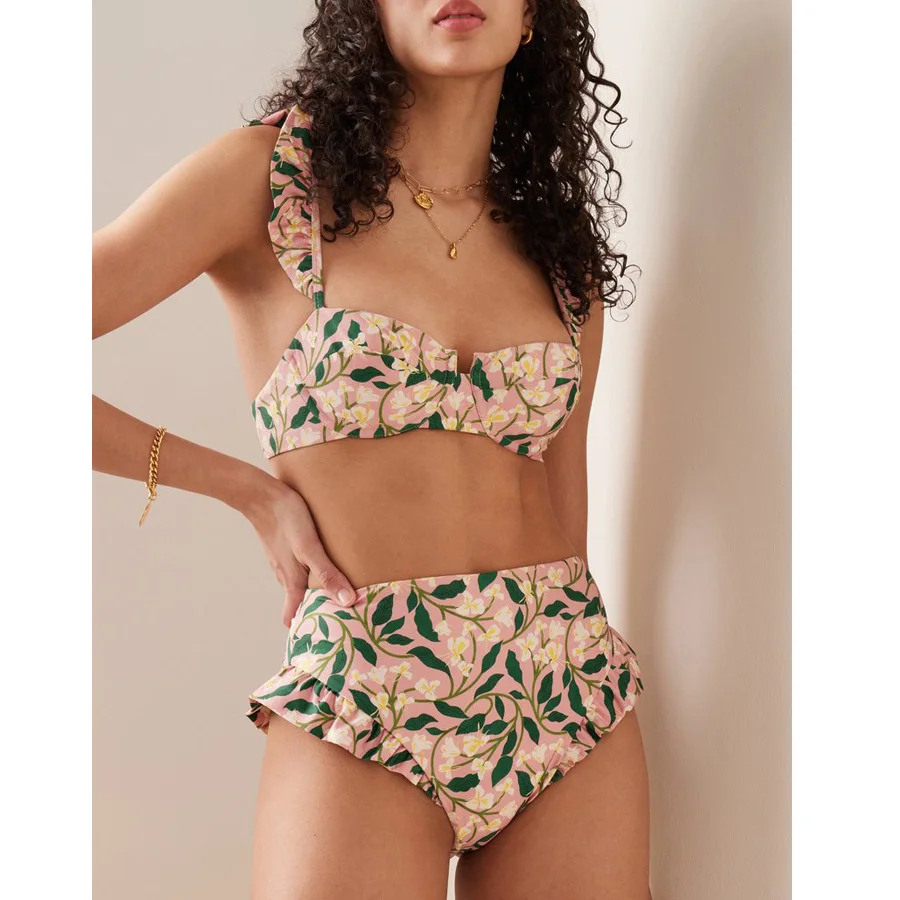 Floral Push-Up Padded Bra Ruff - Underwire Bra Padded recensie en prijs