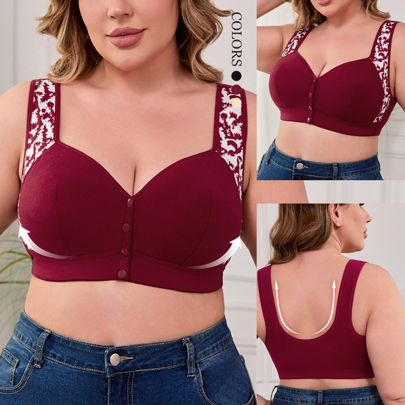 XL-7XL Plus Size Front Buckle  - Wirefree Bra Comfort recensie en prijs